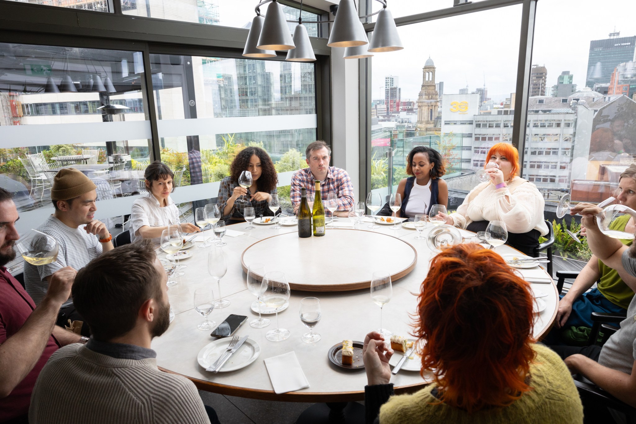 Photo of guests enjoying their wine tour in Manchester