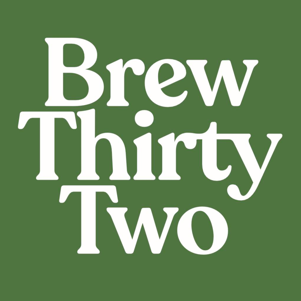 Brew Thirty Two logo in square format